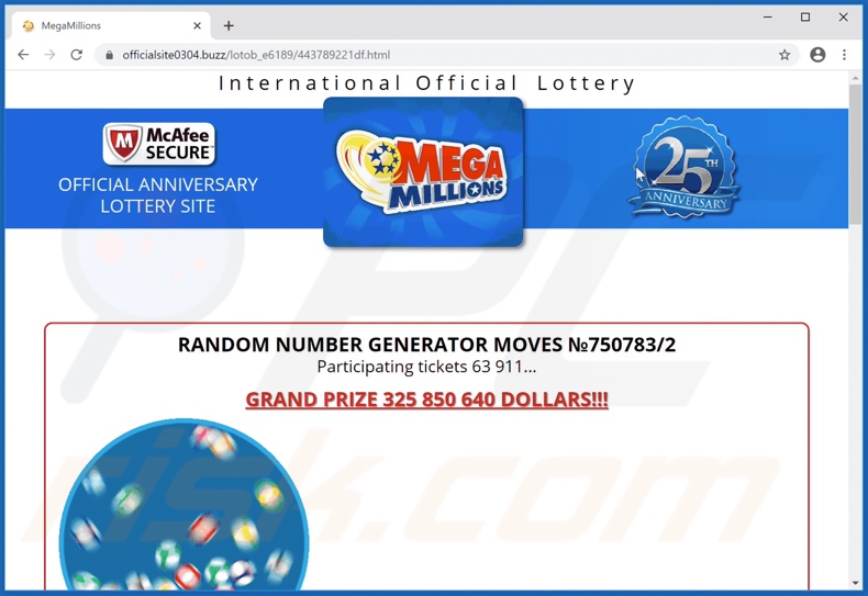 official lottery
